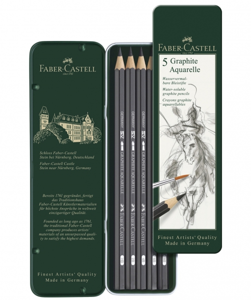 CREION GRAFIT AQUARELLE FABER-CASTELL SET 5 BUC [2]
